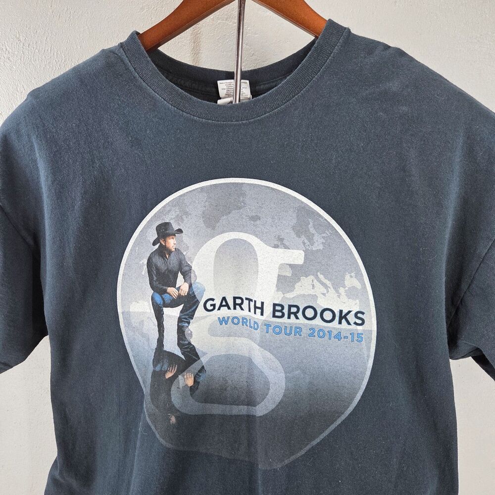 Garth Brooks World Tour 2014-15 Double Sided Concert Tee Sz XL